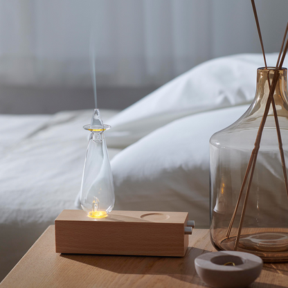 Lamp × Aroma Diffuser wood